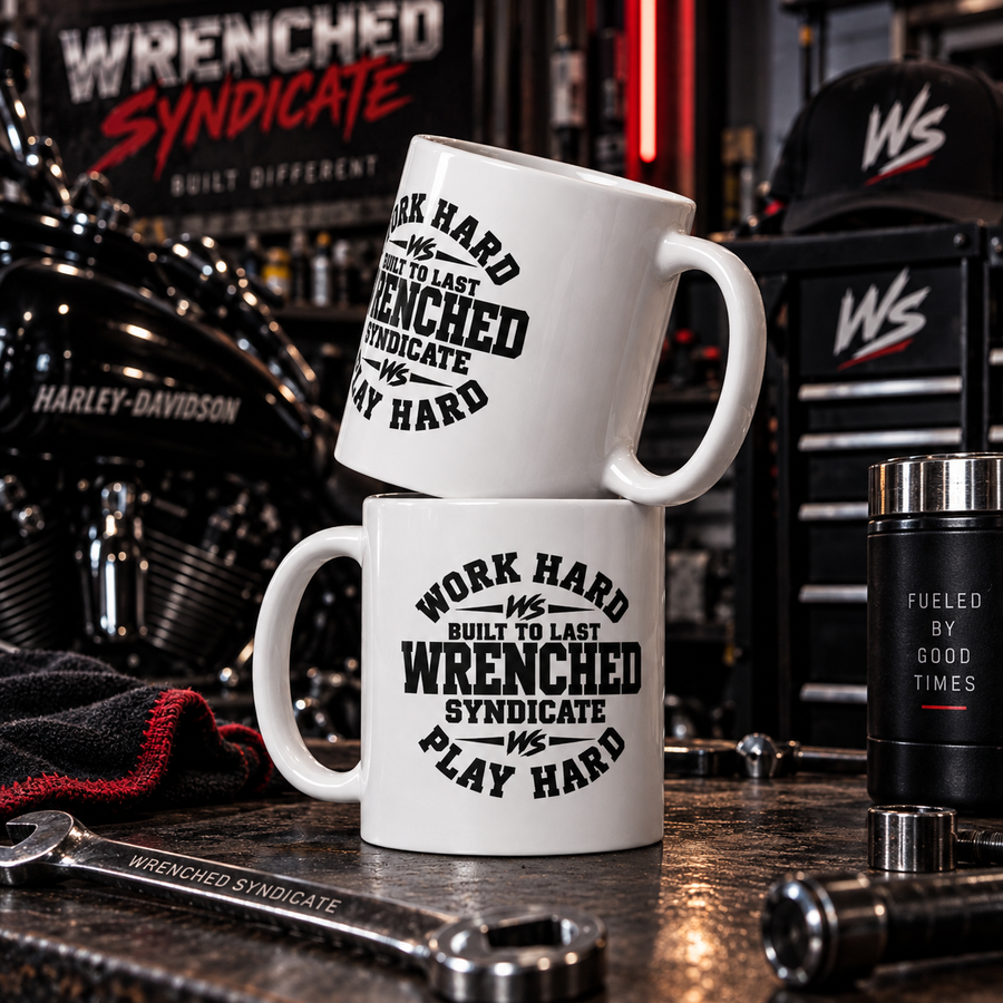 WS Work Hard Play Hard Mug