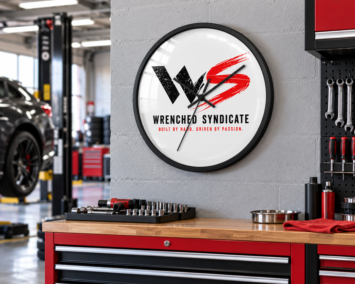 WS Driven by Passion Wall Clock