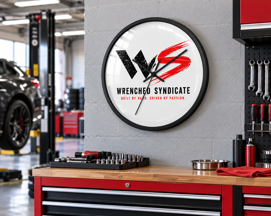 WS Driven by Passion Wall Clock