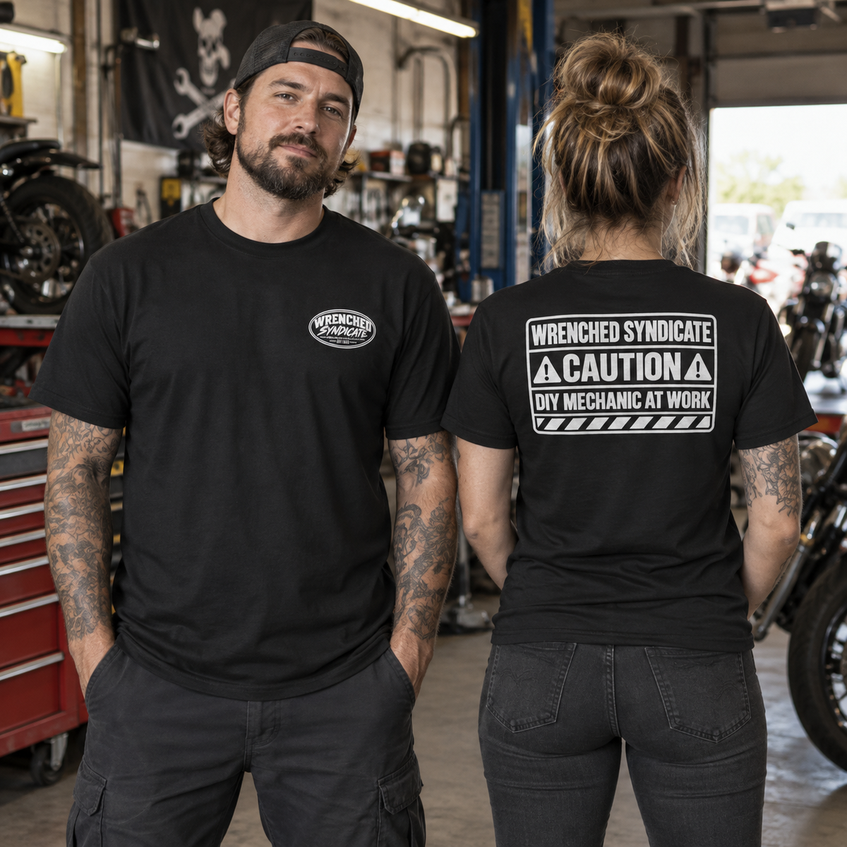 WS Caution DIY Mechanic Tee