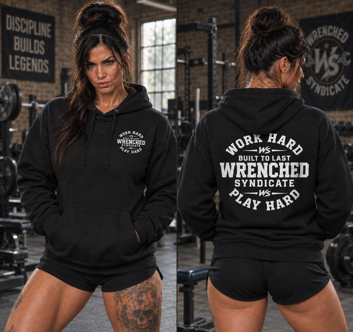 WS Work Hard Play Hard Hoodie