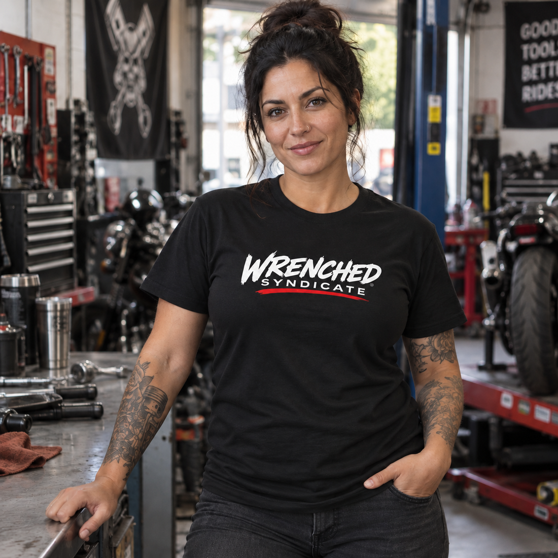 WS Brush Logo Core Tee