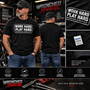 WS Work Hard Play Hard Block Tee