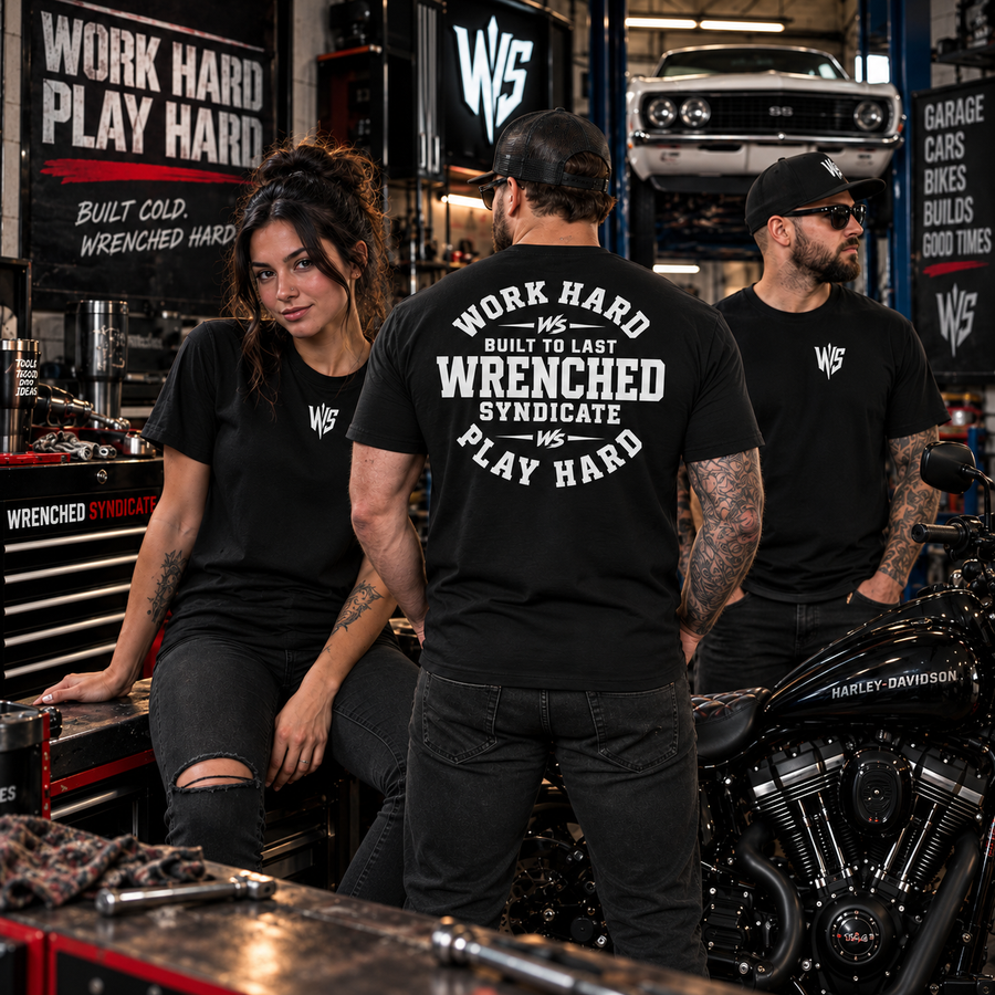 WS Work Hard Play Hard Heavyweight Tee