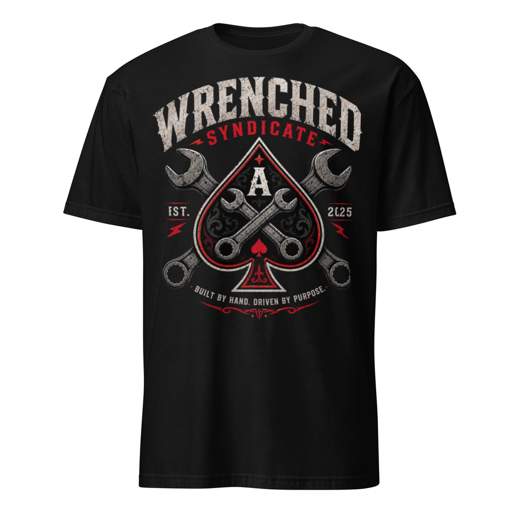 Wrenched Syndicate™ Ace Front Print Only Tee - Wrenched Syndicate