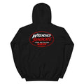 Wrenched Syndicate™ Back Logo Hoodie | Premium Motorcycle & Garage Pullover - Wrenched Syndicate