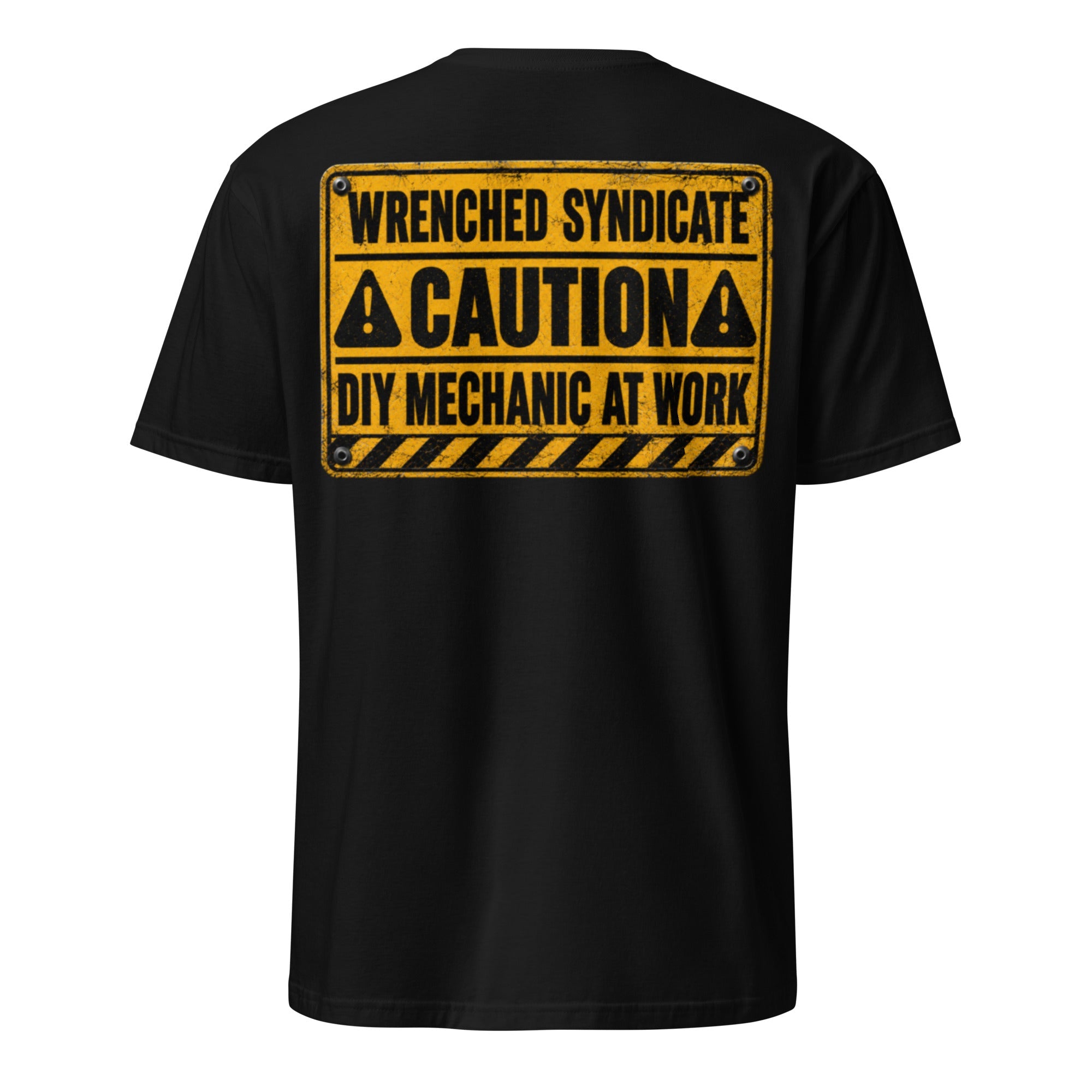 Wrenched Syndicate™ DIY Mechanic at Work T-Shirt | Premium Garage & Automotive Tee - Wrenched Syndicate