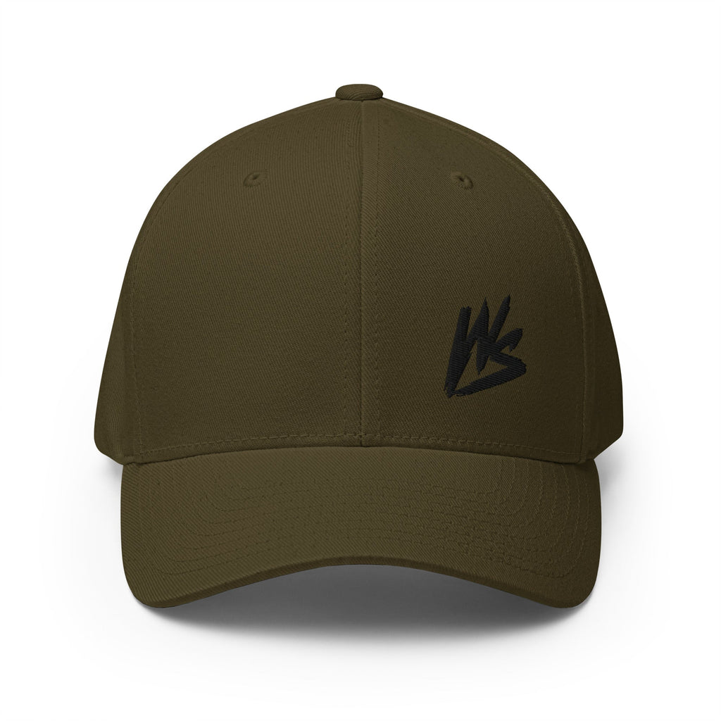 Wrenched Syndicate™ Military Spec Olive Green Hat | Black Logo Tactical Cap - Wrenched Syndicate