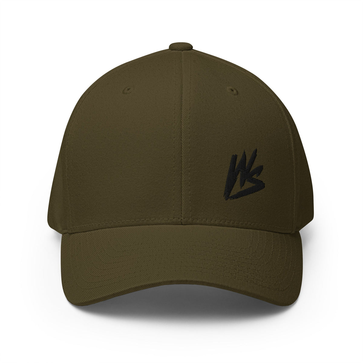 Wrenched Syndicate™ Military Spec Olive Green Hat | Black Logo Tactical Cap - Wrenched Syndicate