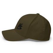 Wrenched Syndicate™ Military Spec Olive Green Hat | Black Logo Tactical Cap - Wrenched Syndicate