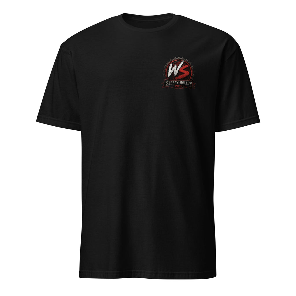 Wrenched Syndicate® Sleepy Hollow 2026 Headless Rider Front & Rear Print T-Shirt - Wrenched Syndicate