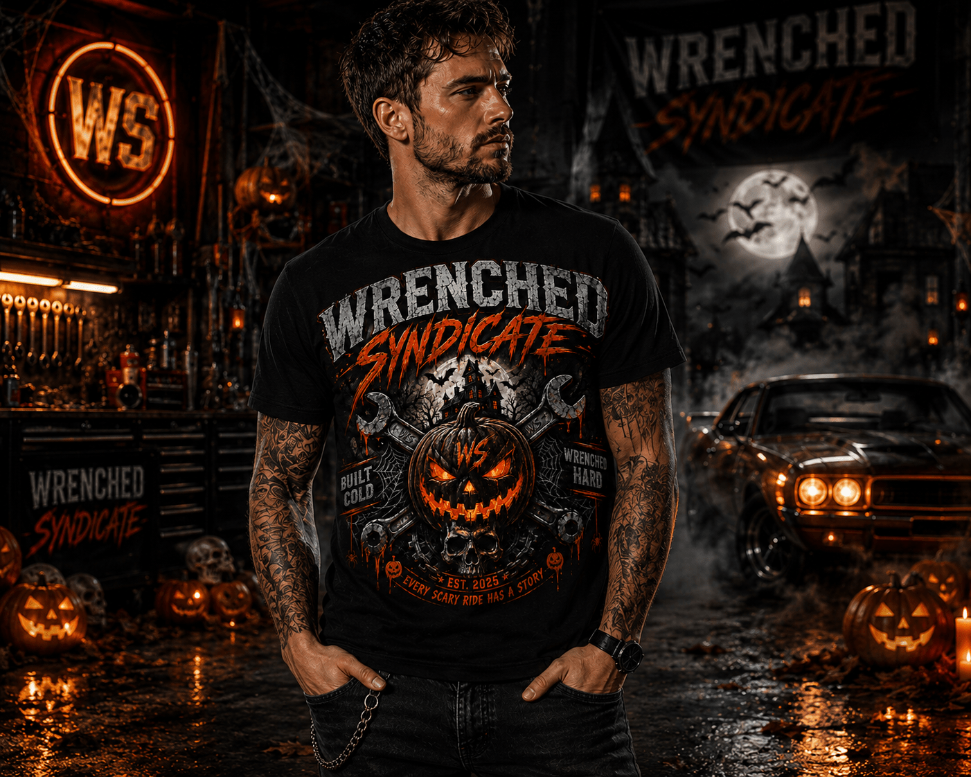 WS Halloween Limited Time T-Shirt - Wrenched Syndicate