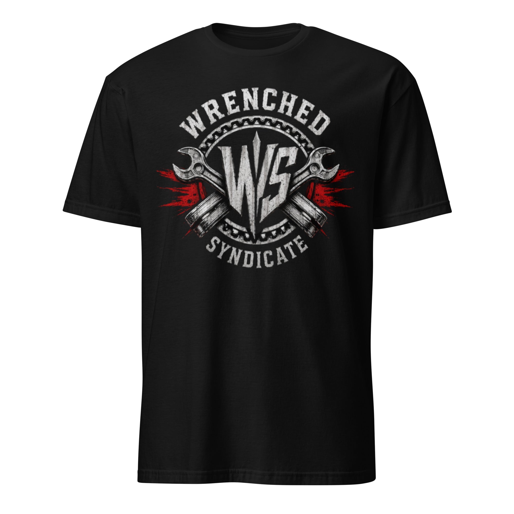WS Industrial Logo Front Only Tee - Wrenched Syndicate