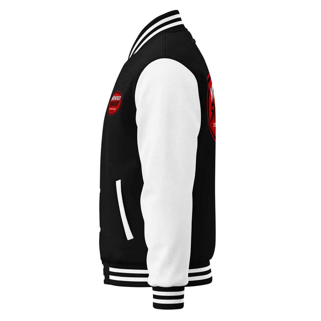 WS Oval Logo Heavyweight Letterman Jacket - Wrenched Syndicate