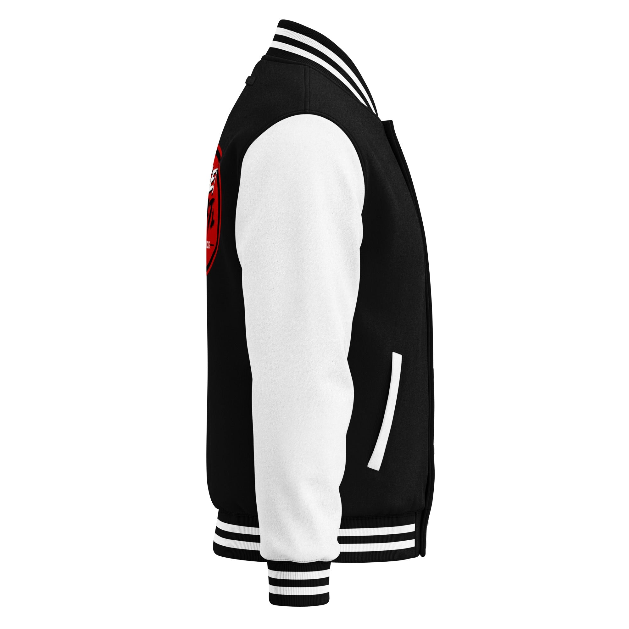 WS Oval Logo Heavyweight Letterman Jacket - Wrenched Syndicate