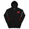 WS™ Red Oval Signature Pullover Hoodie | Black | Premium Heavyweight - Wrenched Syndicate