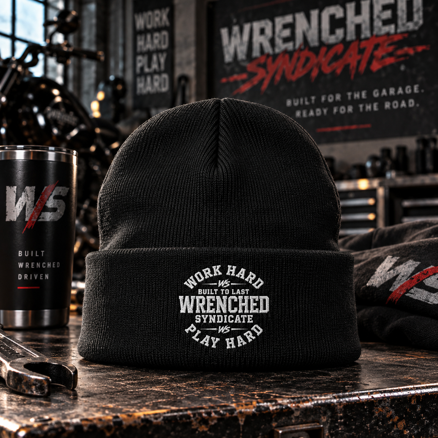 WS Work Hard Play Hard Beanie
